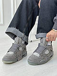 Чоловічі кросівки Air Jordan 4 Retro Kaws Grey (чоловічі Аїр Джордан 4 Ретро Каас Сірий) 930155-003, фото 4
