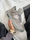 Чоловічі кросівки Air Jordan 4 Retro Kaws Grey (чоловічі Аїр Джордан 4 Ретро Каас Сірий) 930155-003, фото 5