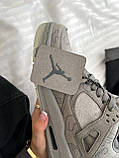 Чоловічі кросівки Air Jordan 4 Retro Kaws Grey (чоловічі Аїр Джордан 4 Ретро Каас Сірий) 930155-003, фото 7