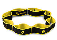 Резинка для фітнесу з петлями 12-30 кг HS-N904GB жовта, фото 2