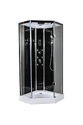 Гідромасажний бокс INSANA ELARA 90х90х215 п'ятикутний мілкий піддон з електронікою