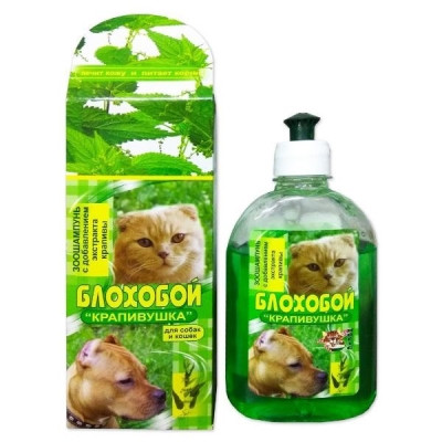 Шампунь Блохобой Кропивушка для собак і кішок, 300 мл