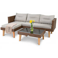 Комплект мебели для сада DiVolio Imola Коричневый лучшая цена с быстрой доставкой по Украине
