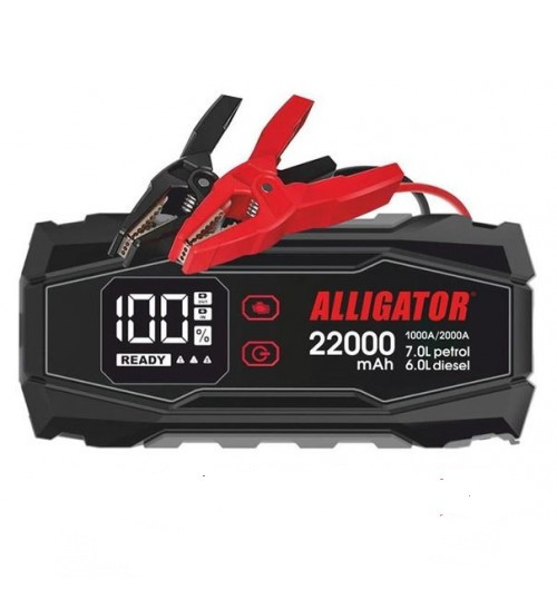 Бустер пуско-зарядний пристрій для АКБ ALLIGATOR Jump Starter JS845