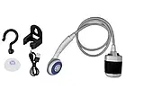 Душ портативний, кемпінговий із помпою на акумуляторі USB Travel shower 2200 мАг, фото 3