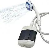 Душ портативний, кемпінговий із помпою на акумуляторі USB Travel shower 2200 мАг, фото 5