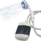 Душ портативний, кемпінговий із помпою на акумуляторі USB Travel shower 2200 мАг, фото 6