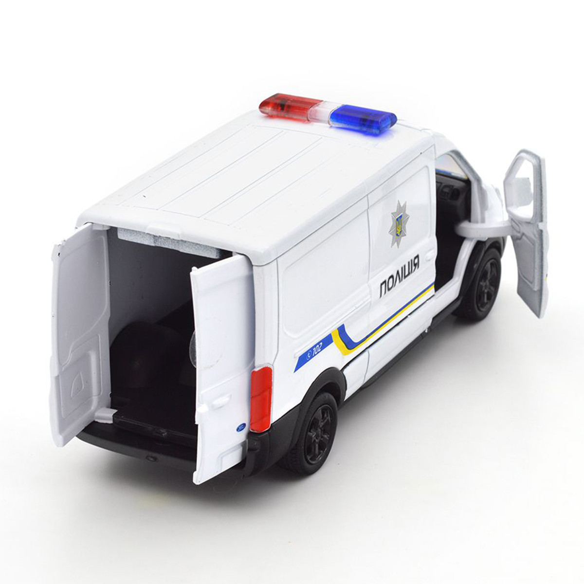 Автомодель TechnoDrive - Ford Transit Van Полиция (250343U) - фото 3 - id-p2077923349