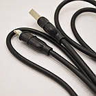 Кабель ANSTY Z-021-I Lightning QC 3.1A 1M Black, фото 7