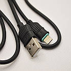 Кабель ANSTY Z-021-I Lightning QC 3.1A 1M Black, фото 5