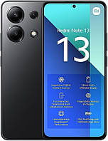 Xiaomi Redmi Note 13 4G 8/256GB Midnight Black Global Version Гарантія 1 рік (*CPA -3% Знижка)_K