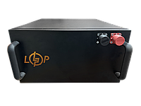 Аккумулятор LP LiFePO4 51,2V - 100 Ah (5120Wh) (Smart BMS 200A/100А) с LCD металл Smart RM