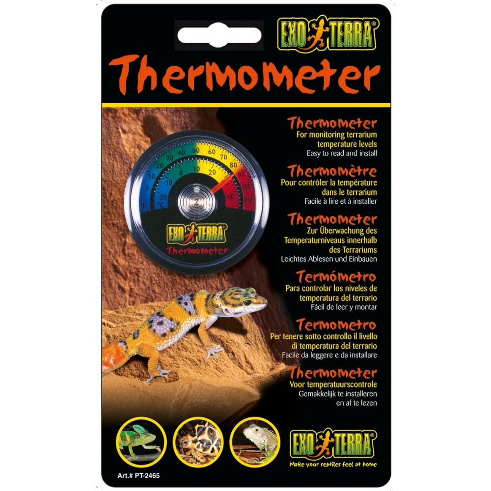 Термометр Exo Terra для террариумов, механический, пластик. - фото 2 - id-p2077942275