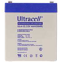Аккумуляторная батарея Ultracell UL4-12 AGM 12V 4 Ah VRLA