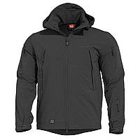 Тактическая черная мужская куртка Pentagon Artaxes Jacket Soft Shell Black, курточка софтшел с мембраной