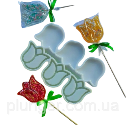 Форма для льодяників силіконова, фото 1