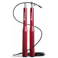 Скакалка Hop-Sport Crossfit з алюмінієвими ручками HS-A020JR червона лучшая цена с быстрой доставкой по