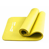 Мат для фітнесу та йоги Hop-Sport HS-N015GM 1,5 см жовтий лучшая цена с быстрой доставкой по Украине