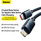 Кабель Baseus Type-C - Lightning 20W 1,2м Crystal Shine SkyBlue, фото 7