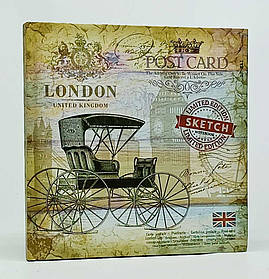 Блокнот "London" 120 аркушів клітинка 205*205 мм 15-141