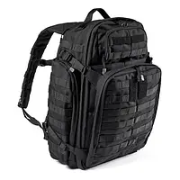 Рюкзак 5.11 RUSH72 2.0 Backpack 55 л-Black,тактический прочный боевой штурмовой черный рюкзак НАТО для полиции