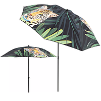 Зонт садовый Jumi Garden 200 см тропик лучшая цена с быстрой доставкой по Украине
