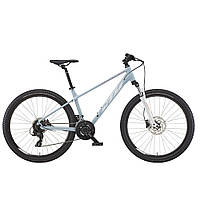 Велосипед KTM PENNY LANE 272 27.5" рама S/38, голубой (бело-коралловый), 2022 лучшая цена с быстрой доставкой