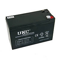Акумулятор UKC BATTERY 12 V 9 A свинцево-кислотний, універсальний акумулятор