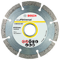 Алмазный отрезной круг 115 мм x 22,23 мм, ECO for Universal BOSCH (2608615027)