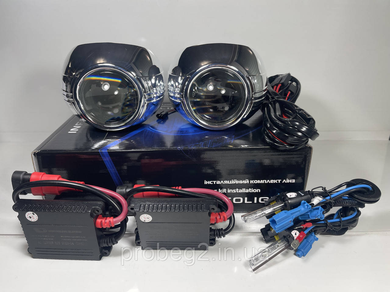 Комплект бі лінз Infolight G6 3.0 дюйма та ксенон 4300 к 12 v 35 w
