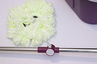 Швабра з автоматичним віджимом "Magic" та круглим відром 1590violet, фото 5