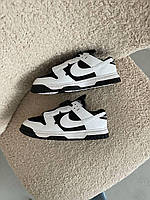 Женские демисезонные кроссовки Nike Jumbo Black/White Premium (черно-белые) стильные кроссовки N00157 Найк