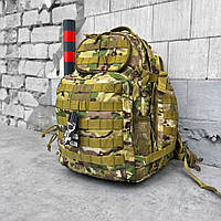 Армейский рюкзак Silver Knight 35 литров мультикам, тактический рюкзак всу Oxford 49 х 27 х 18 см