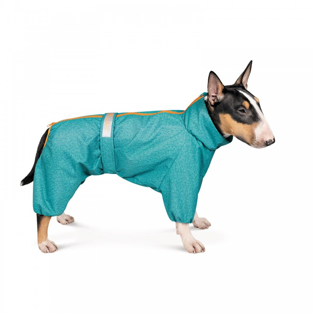 Дождевик Pet Fashion «Rain» для такс, размер S, бирюза - фото 2 - id-p2077951075
