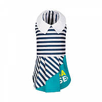Платье Pet Fashion «Band» для девочек, размер XS, в морском стиле