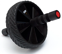 Колесо для пресса одинарное 18х30 см с ручками Ecofit MD1465 TPR для дома и спортзала с нагрузкой до 120
