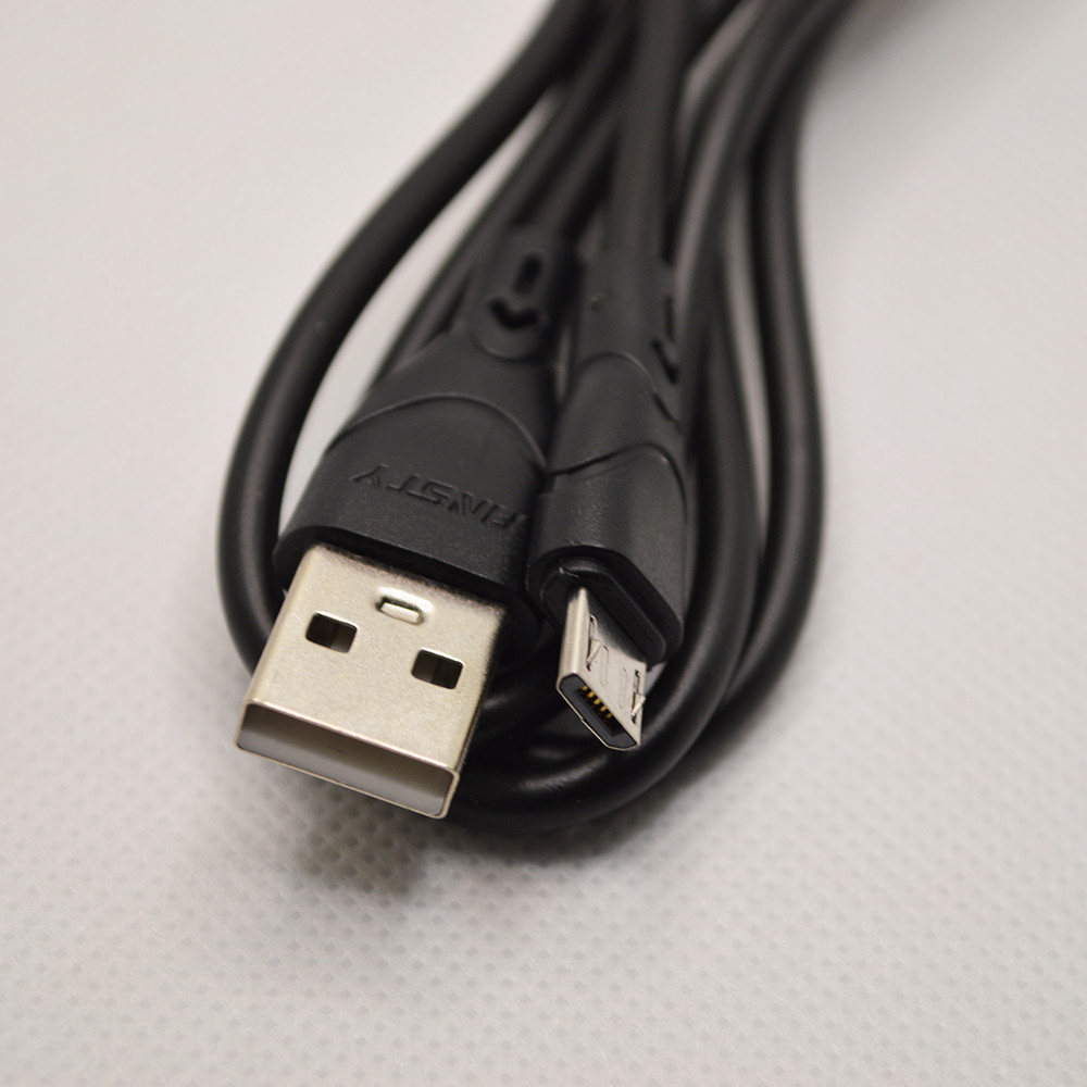 Кабель ANSTY Z-023-A Micro USB 1.2A 1M Black, фото 5