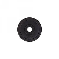 Композитный Диски (Блин) 1,25кг черный, битумный покрытый пластиком для дома и спортзала D: 30 мм