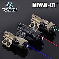 Ліхтарик лазер тактичний на зброю, шолом MAWL C1