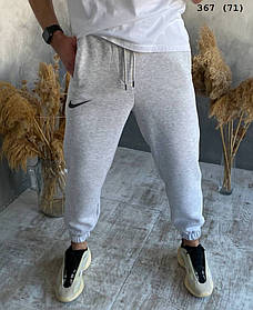 Чоловічі теплі штани на флісі однотонні зима-весна «Gym» 367 (71)
