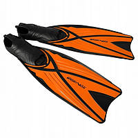 Ласты для плавания SportVida SV-DN0006-XXL Size 46-47 Black/Orange для басейна или дайвинга оранжевого