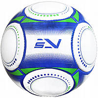 Мяч футбольный спортивный SportVida SV-PA0031 Size 5 полиуретановый 445 г. синего цвета лучшая цена с быстрой