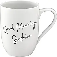 Кружка 340 мл "Good Morning, Sunshine", белая Statement Villeroy & Boch (1016219656)