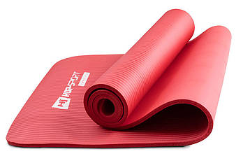 Мат для фітнесу та йоги Hop-Sport HS-N010GM 1 см червоний