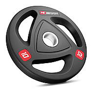 Набір олімпійський Hop-Sport PRO 140 кг з W-подібним грифом, фото 6