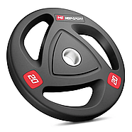 Набір олімпійський Hop-Sport PRO 140 кг з W-подібним грифом, фото 8