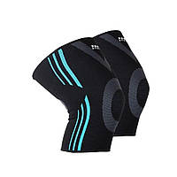 Наколенники спортивные Power System Knee Support Evo PS-6021 Black/Blue XL лучшая цена с быстрой доставкой по