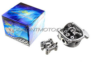 Головка циліндра 4T китайський скутер GY6 80 139QMB (d47мм) (в зборі, без кришки) KOMATCU (mod.A)