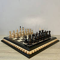 Шахматный набор: доска "Royal Classic" и фигуры "Elite". Ручная работа