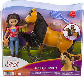 Ігровий набір лялька Лакі та конячка Spirit Lucky Mattel HFB89 оригінал